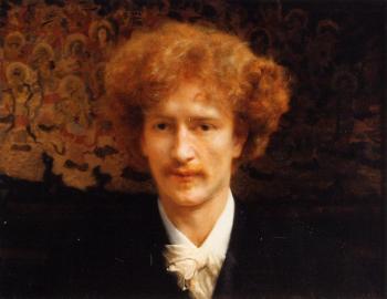 勞倫斯 阿爾瑪 塔德瑪 Portrait of Ignacy Jan Paderewski
